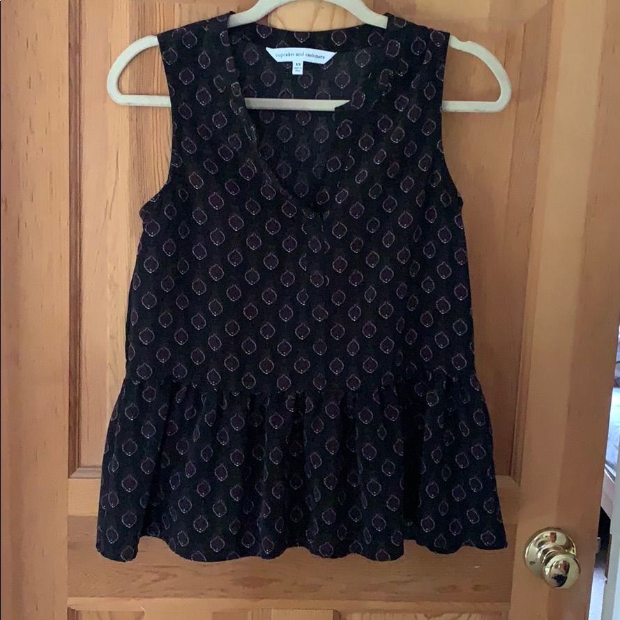 Cupcakes And Cashmere Peplum Blouse